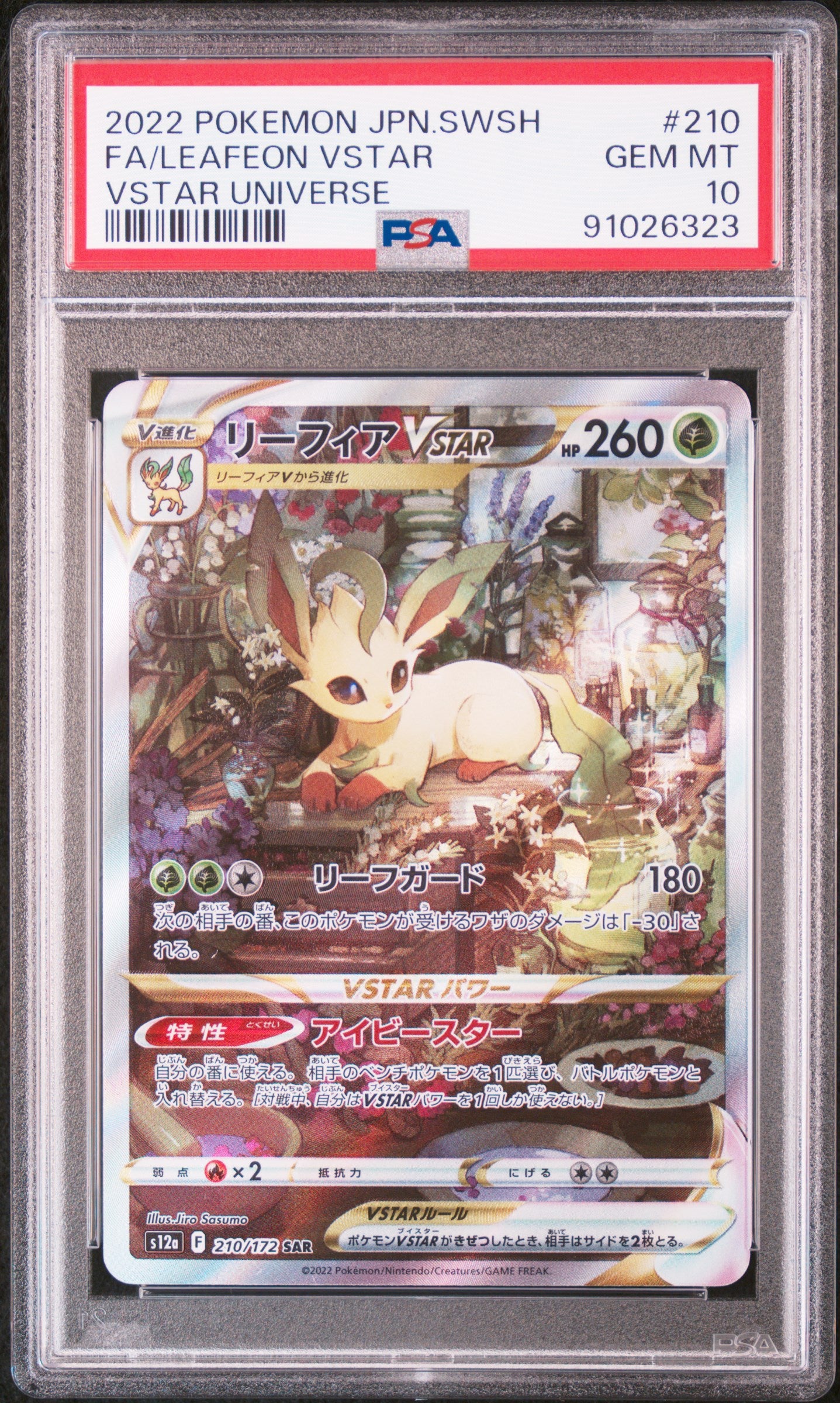 【PSA10】リーフィア グレイシア LEAFEON GLACEON SEQ PSA 10 Leafeon Glaceon VSTAR SAR sequential set s12a VSTAR