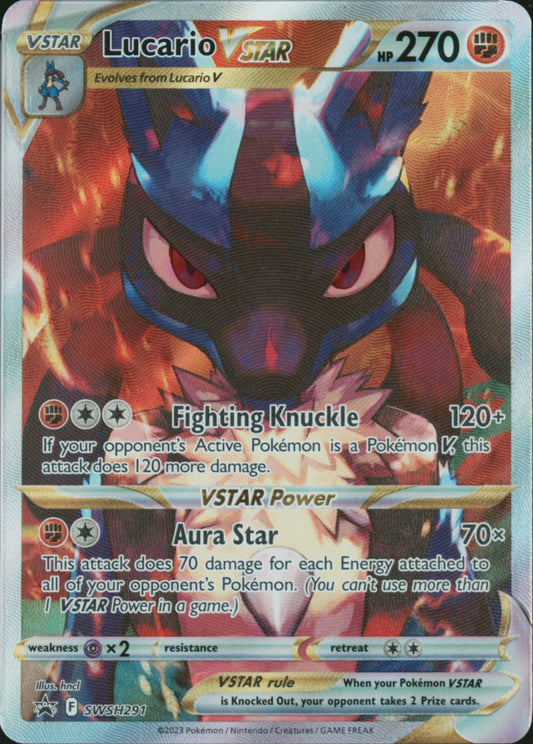 Lucario Vstar SWSH291