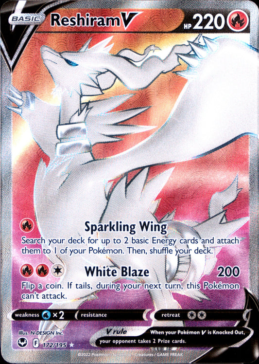 Reshiram V  #172/195
