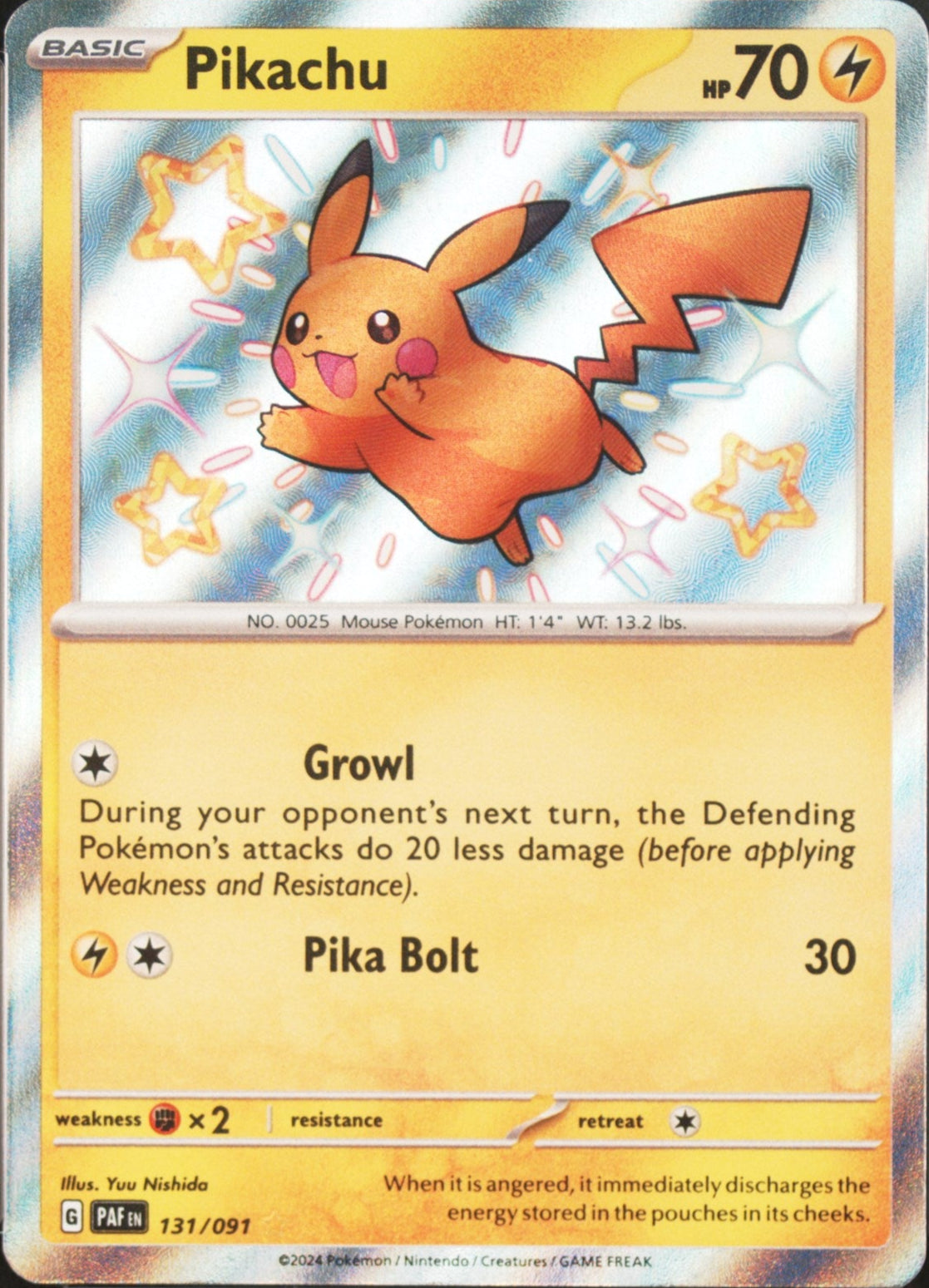 Pikachu #131/091