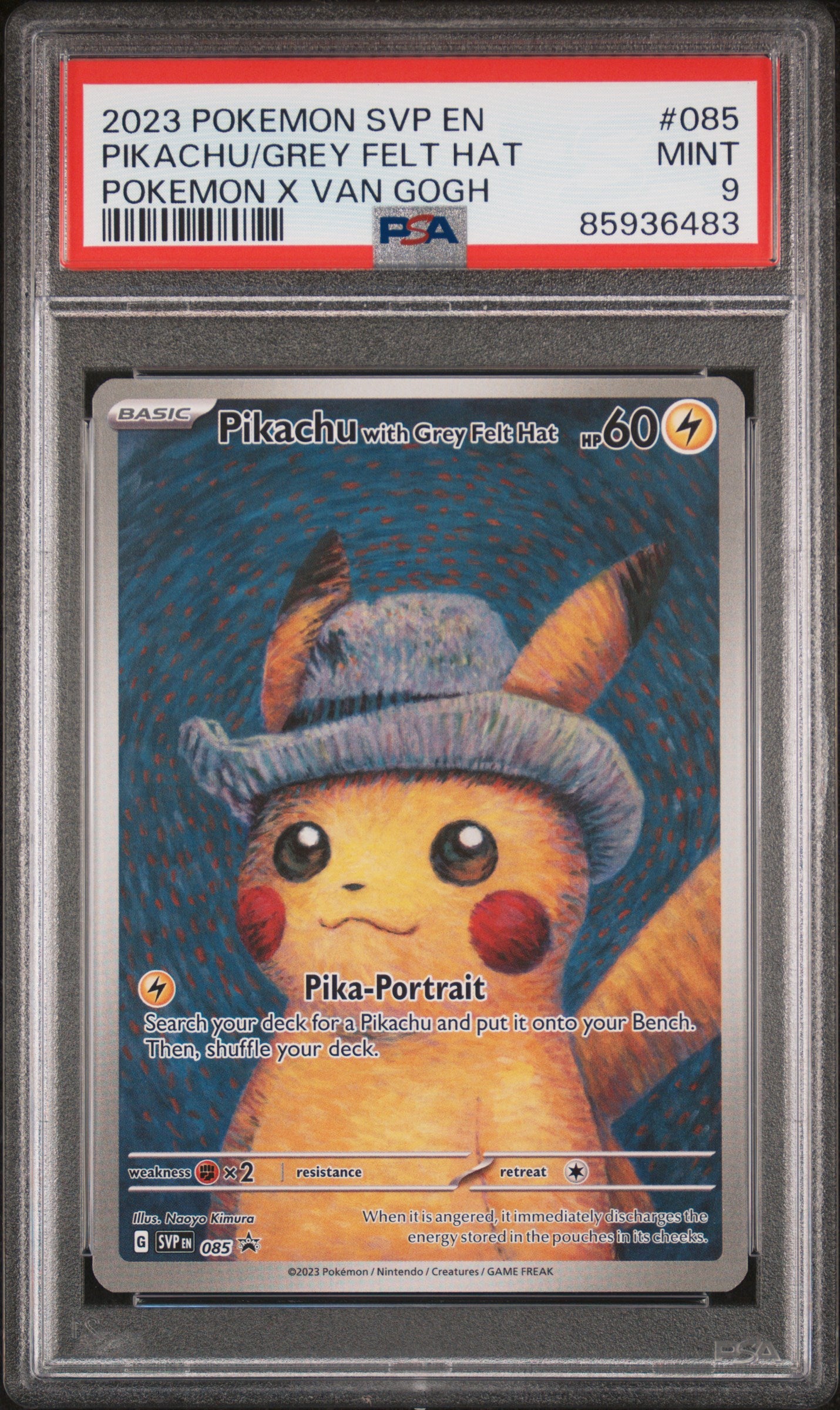 Pikachu with Grey Felt Hat #85 Promo